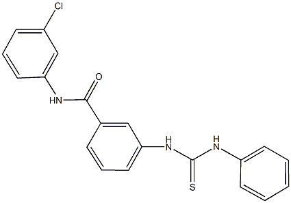 3-[(anilinocarbothioyl)amino]-N-(3-chlorophenyl)benzamide