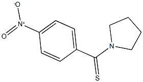 1-{4-nitrobenzothioyl}pyrrolidine Structure