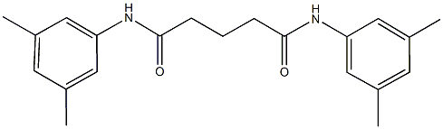 N~1~,N~5~-bis(3,5-dimethylphenyl)pentanediamide,,结构式