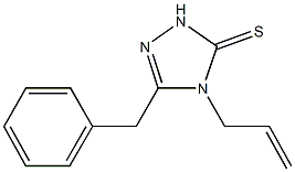 4-allyl-5-benzyl-2,4-dihydro-3H-1,2,4-triazole-3-thione Structure