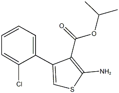 isopropyl 2-amino-4-(2-chlorophenyl)-3-thiophenecarboxylate