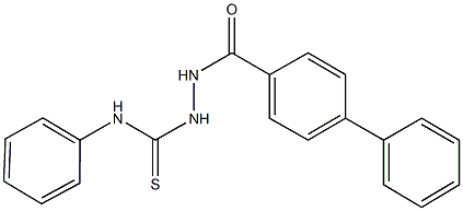2-([1,1'-biphenyl]-4-ylcarbonyl)-N-phenylhydrazinecarbothioamide
