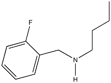 N-butyl-N-(2-fluorobenzyl)amine,,结构式