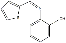 2-[(2-thienylmethylene)amino]phenol Structure