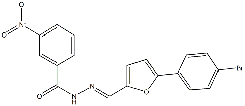 N'-{[5-(4-bromophenyl)-2-furyl]methylene}-3-nitrobenzohydrazide|