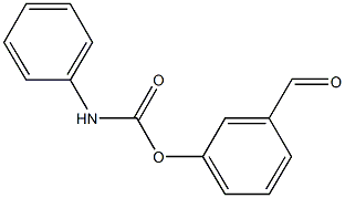 3-formylphenyl phenylcarbamate Struktur