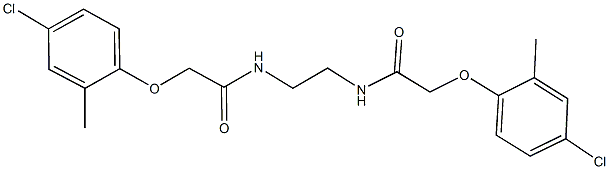 2-(4-chloro-2-methylphenoxy)-N-(2-{[(4-chloro-2-methylphenoxy)acetyl]amino}ethyl)acetamide|