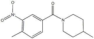 1-{3-nitro-4-methylbenzoyl}-4-methylpiperidine