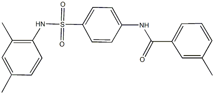 N-{4-[(2,4-dimethylanilino)sulfonyl]phenyl}-3-methylbenzamide Structure