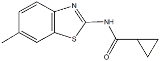 N-(6-methyl-1,3-benzothiazol-2-yl)cyclopropanecarboxamide