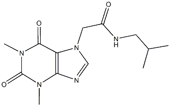  2-(1,3-dimethyl-2,6-dioxo-1,2,3,6-tetrahydro-7H-purin-7-yl)-N-isobutylacetamide