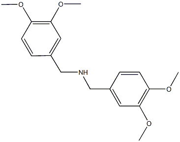N,N-bis(3,4-dimethoxybenzyl)amine Struktur