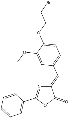 4-[4-(2-bromoethoxy)-3-methoxybenzylidene]-2-phenyl-1,3-oxazol-5(4H)-one