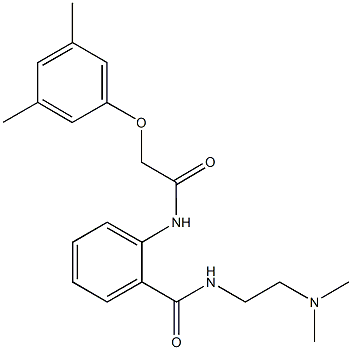 N-[2-(dimethylamino)ethyl]-2-{[(3,5-dimethylphenoxy)acetyl]amino}benzamide