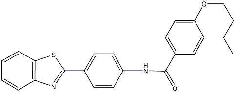 N-[4-(1,3-benzothiazol-2-yl)phenyl]-4-butoxybenzamide|