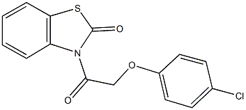 3-[(4-chlorophenoxy)acetyl]-1,3-benzothiazol-2(3H)-one