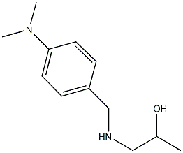 1-{[4-(dimethylamino)benzyl]amino}-2-propanol,,结构式