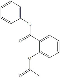 phenyl 2-(acetyloxy)benzoate Struktur