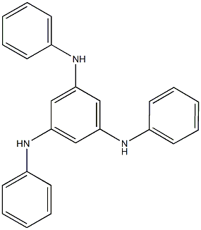 N~1~,N~3~,N~5~-triphenyl-1,3,5-benzenetriamine,,结构式