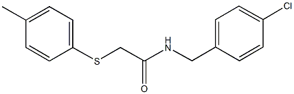 N-(4-chlorobenzyl)-2-[(4-methylphenyl)sulfanyl]acetamide