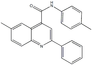 6-methyl-N-(4-methylphenyl)-2-phenyl-4-quinolinecarboxamide