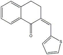 2-(2-thienylmethylene)-3,4-dihydro-1(2H)-naphthalenone Structure