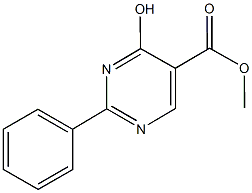 methyl 4-hydroxy-2-phenyl-5-pyrimidinecarboxylate