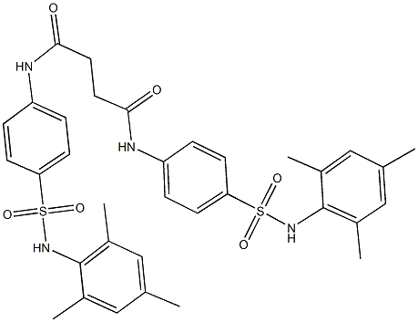 N~1~,N~4~-bis{4-[(mesitylamino)sulfonyl]phenyl}succinamide