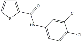 N-(3,4-dichlorophenyl)thiophene-2-carboxamide Structure