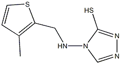 4-{[(3-methyl-2-thienyl)methyl]amino}-4H-1,2,4-triazol-3-yl hydrosulfide|