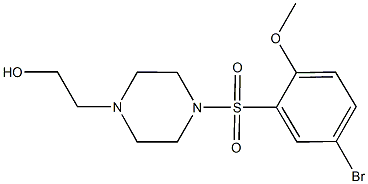 2-{4-[(5-bromo-2-methoxyphenyl)sulfonyl]-1-piperazinyl}ethanol