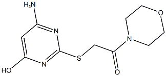6-amino-2-{[2-(4-morpholinyl)-2-oxoethyl]sulfanyl}-4-pyrimidinol