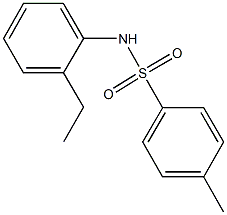 N-(2-ethylphenyl)-4-methylbenzenesulfonamide Struktur