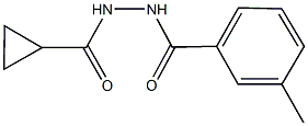 N'-(3-methylbenzoyl)cyclopropanecarbohydrazide