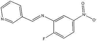 3-[({2-fluoro-5-nitrophenyl}imino)methyl]pyridine|
