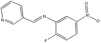  3-[({2-fluoro-5-nitrophenyl}imino)methyl]pyridine