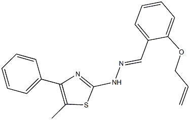 2-(allyloxy)benzaldehyde (5-methyl-4-phenyl-1,3-thiazol-2-yl)hydrazone