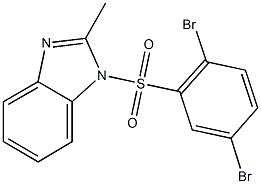 1-[(2,5-dibromophenyl)sulfonyl]-2-methyl-1H-benzimidazole