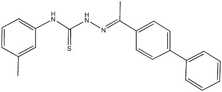 1-[1,1'-biphenyl]-4-ylethanone N-(3-methylphenyl)thiosemicarbazone