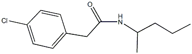  2-(4-chlorophenyl)-N-(1-methylbutyl)acetamide