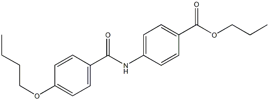 propyl 4-[(4-butoxybenzoyl)amino]benzoate