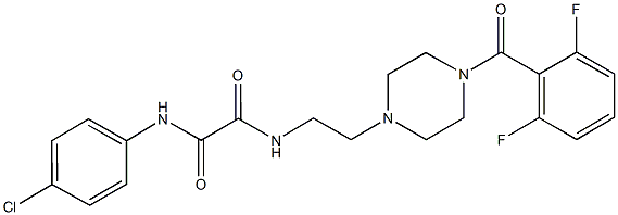 N~1~-(4-chlorophenyl)-N~2~-{2-[4-(2,6-difluorobenzoyl)-1-piperazinyl]ethyl}ethanediamide