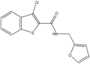 3-chloro-N-(2-furylmethyl)-1-benzothiophene-2-carboxamide