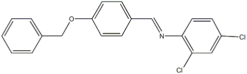 N-[4-(benzyloxy)benzylidene]-N-(2,4-dichlorophenyl)amine