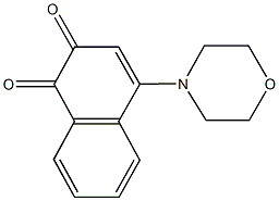 4-(4-morpholinyl)-1,2-naphthalenedione|