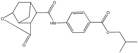 isobutyl 4-{[(5-oxo-4-oxatricyclo[4.2.1.0~3,7~]non-9-yl)carbonyl]amino}benzoate