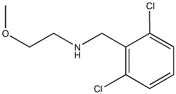 N-(2,6-dichlorobenzyl)-N-(2-methoxyethyl)amine Structure