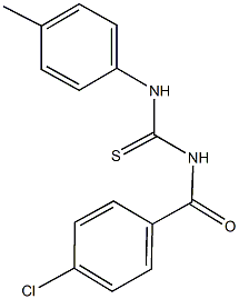  N-(4-chlorobenzoyl)-N'-(4-methylphenyl)thiourea