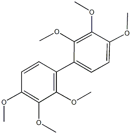 2,2',3,3',4,4'-hexamethoxy-1,1'-biphenyl Struktur