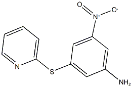 2-({3-amino-5-nitrophenyl}sulfanyl)pyridine Structure